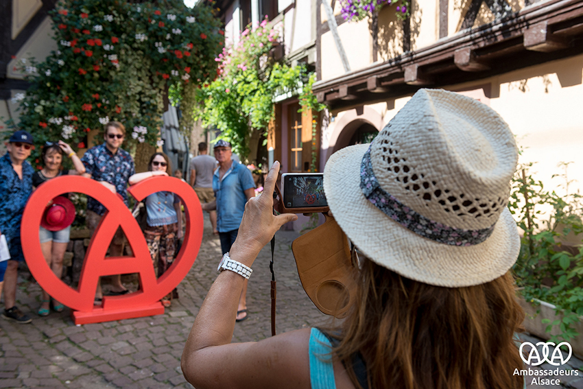 Stra&sbourg, Alsace, France - la tournée du A coeur