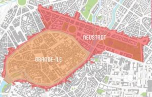 Strasbourg, Alsace, France - périmètre classement UNESCO